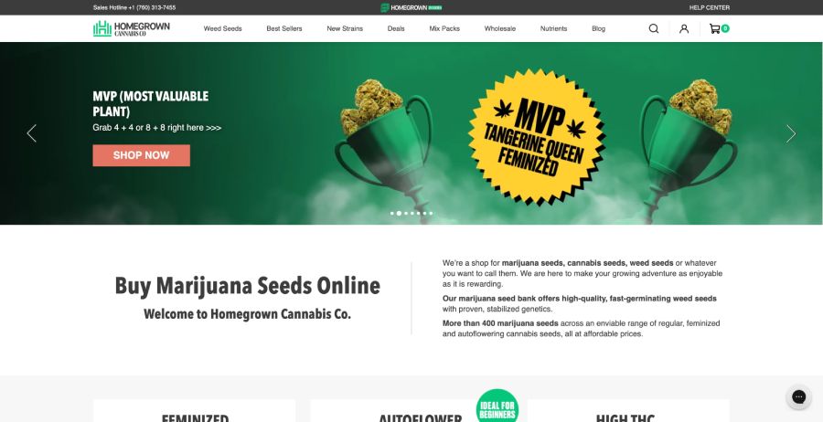 Homegrown Cannabis Seeds Review